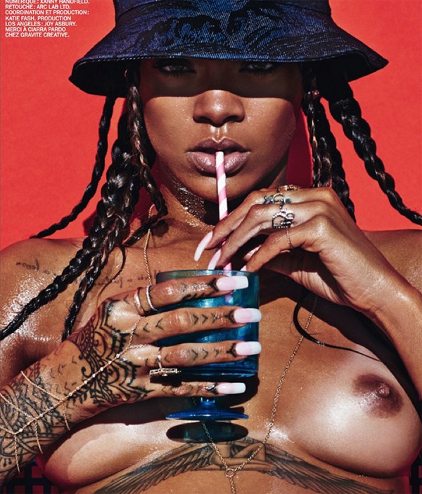 Rihanna Nude For Lui Magazine